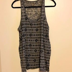 Maurices distressed tank top size 2